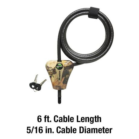 trail camera cable lock walmart