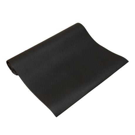 Rouleau de tapis pour équipement GoZone – 91,4 x 198,1 cm – Noir PVC haute densité