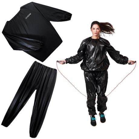 GoZone Sauna Suit – Black, Non-restrictive fit