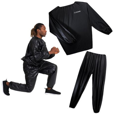 GoZone Sauna Suit – Black, Non-restrictive fit