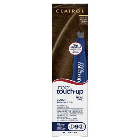 Clairol Root Touch-Up Temporary Hair Colour Gel, Hair Dye from Canada's #1 Root Touch Up Brand, Gentle, damage-free formula, Blend away grays
