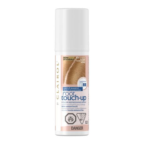 Clairol Root Touch-Up Temporary Spray from Canada's #1 Root Touch Up Brand, Covers Gray, Instant Natural Looking Color, Temporary spray