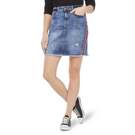 George Women's Taped Denim Mini Skirt | Walmart Canada
