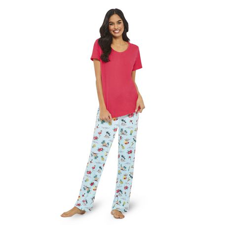 George Women's Tee and Pants Pyjama Set | Walmart Canada