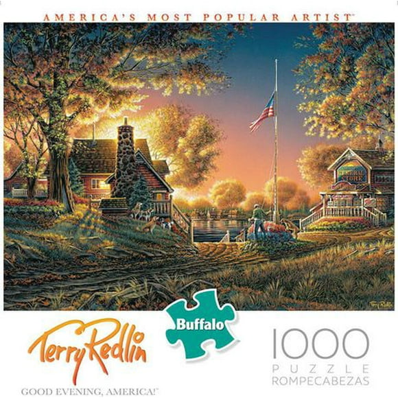 Buffalo Games Terry Redlin Good Evening America1000 Piece Jigsaw Puzzle