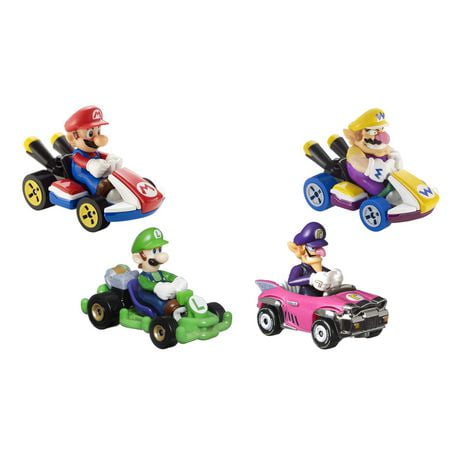 Hot Wheels Mario Kart 4-pack 3 