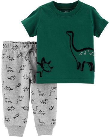 Child of Mine made by Carter's Newborn Boys' 2pc Clothing Set - Dino ...