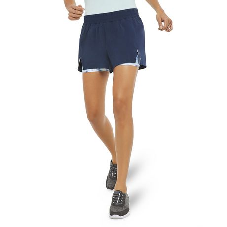 Athletic Works Women's Split Side 2Fer Shorts | Walmart Canada