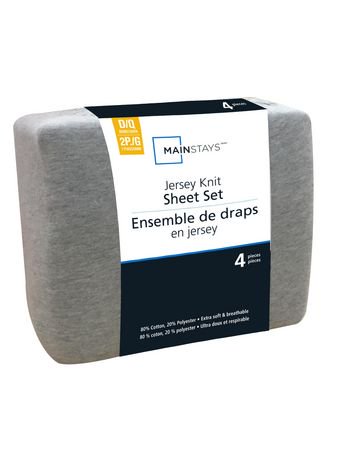 Mainstays Jersey Knit Sheet Set | Walmart Canada