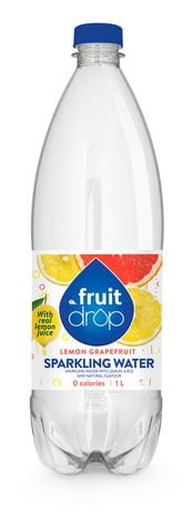 Lemon Grapefruit Fruit Drop Sparkling Water, 1L - Walmart.ca