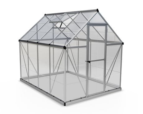 Canopia by Palram Harmony 6 ft. x 8 ft. Greenhouse - Silver | Walmart ...