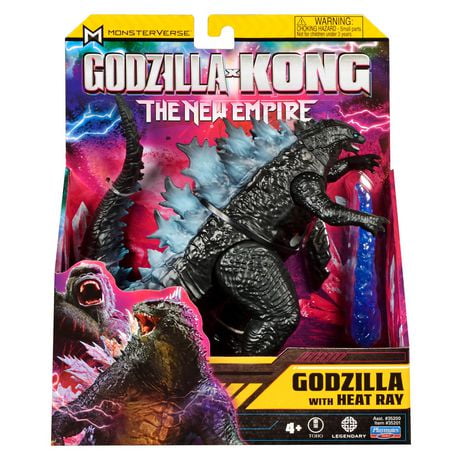 Godzilla x Kong, Godzilla Original 6" avec Rayon Thermique