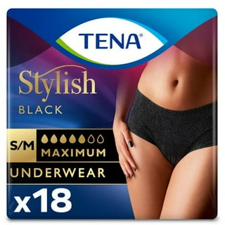 Tena Silhouette Normal Noir Pads, Pack of 10 : : Health