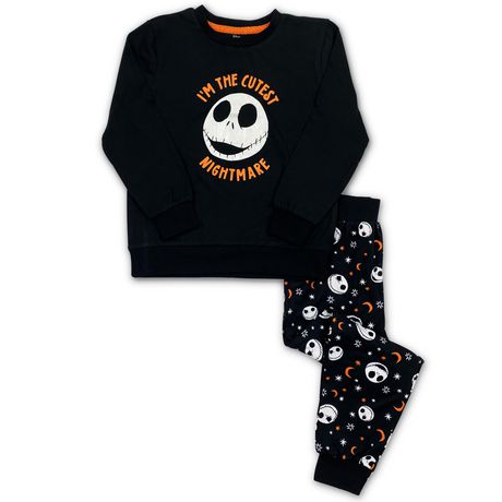 Disney The Nightmare Before Christmas Toddlers' 2-Piece PJ Set ...