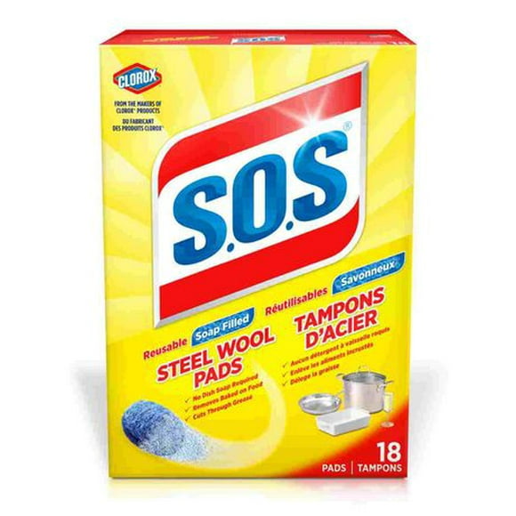 Tampons savonneux de SOS
