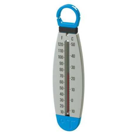 Mainstays 10" Pool & Spa Thermometer, Discrete design with a retaining cord