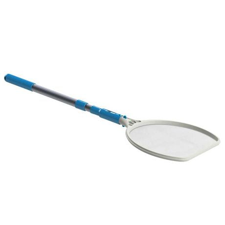 mainstays swimming pool leaf skimmer with pole