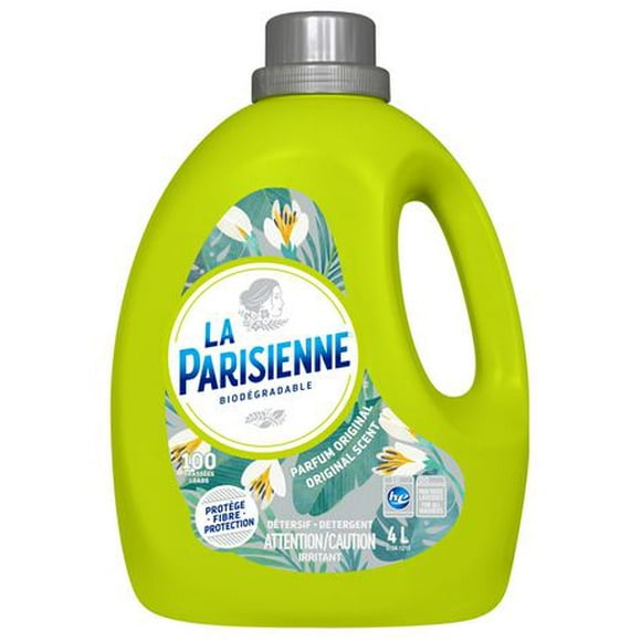 La Parisienne Original Scent Detergent 100 Wash Loads, Laundry detergent 4L 100 Wash Loads