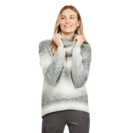 Mexx Women’s Striped Cowl Neck Sweater | Walmart Canada