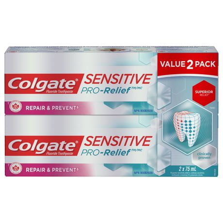 Colgate Sensitive Pro-Relief Repair & Prevent Toothpaste, 75 mL, Pack of 2