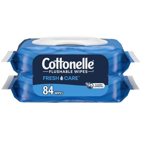 Cottonelle® Fresh Care* Flushable Cleansing Cloths Refill, 84 Cloths Refill, 84 Cloths Refill