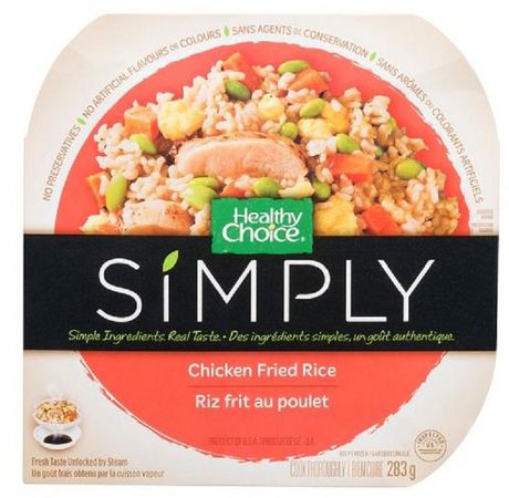 Healthy Choice Simply Steamers Chicken Fried Rice ...