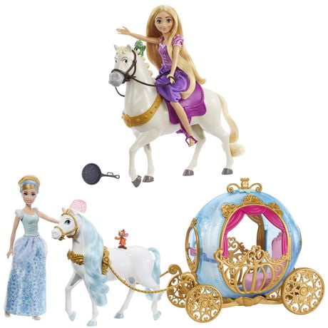 Disney Princess Bundle - Rapunzel & Maximus and Cinderella's Magical Carriage