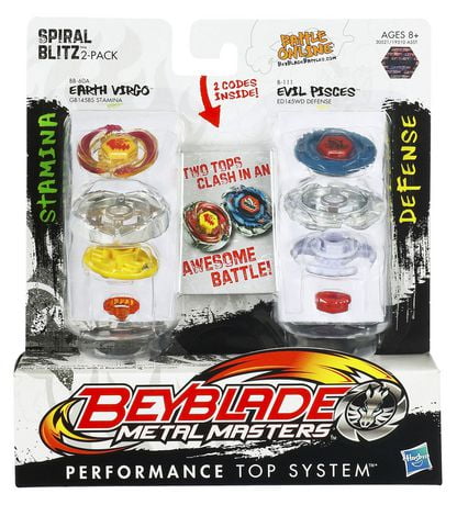 Beyblade Metal Masters Spiral Blitz 2-pack | Walmart Canada