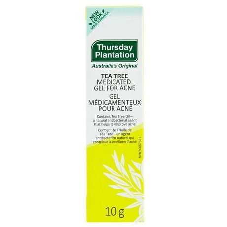 Thursday Plantation Tea Tree Medicated Gel for Acne, 10 g