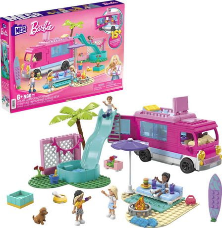 Barbie dream camper van playset with accessories online