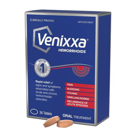 VENIXXA TRMT ORAL HEMORRHOIDS, 36 Tablets