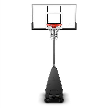 Spalding 60” Acrylic Hybrid Portable Basketball System