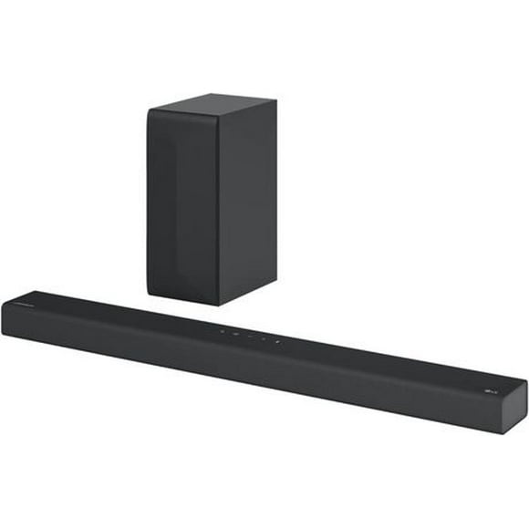 LG S65Q 3.1ch High-Res Audio Sound Bar with DTS Virtual:X, Synergy with LG TV, Meridian, HDMI, and Bluetooth connectivity , Black
