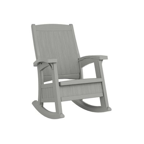 Suncast - Rocking Chair w/Storage - Dove Gray