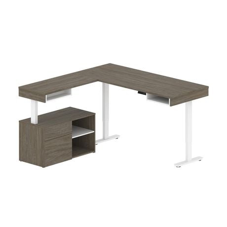 l shaped ergonomic desk