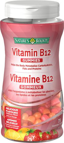 Nature's Bounty Vitamin B12 Gummies | Walmart.ca