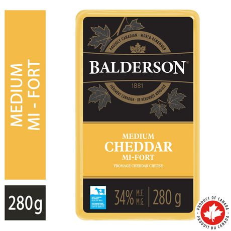 Balderson Medium Cheddar, 280 g