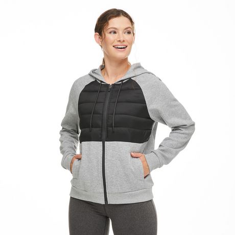 Athletic Works Women's Quilted Hybrid Jacket | Walmart Canada