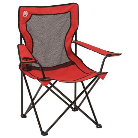 Coleman Broadband Mesh Quad Chair, Folding Camping Chair