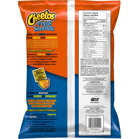 Cheetos Puffs Cheese Flavoured Snacks | Walmart Canada