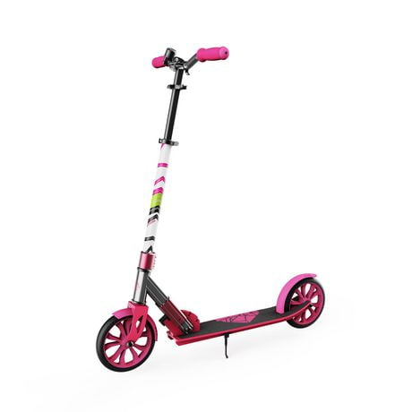 SWAGTRON K8 Folding Kids Kick Scooter with Kickstand with 8” Big Wheels, Pink