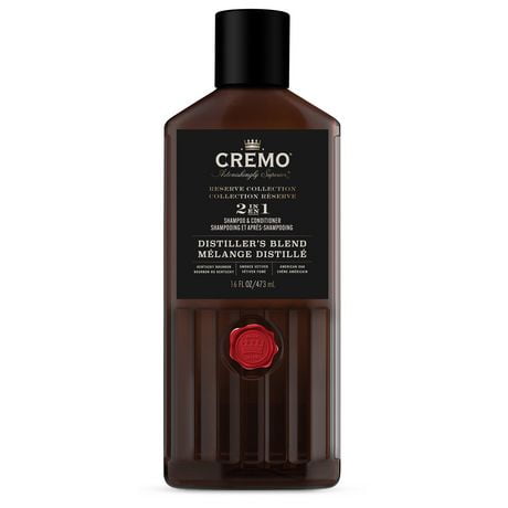 Cremo Distillers Blend 2 in 1 Shampoo and Conditioner, 473ml