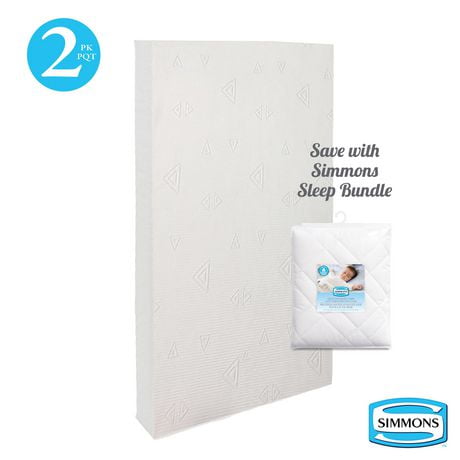 simmons 2 in 1 crib mattress