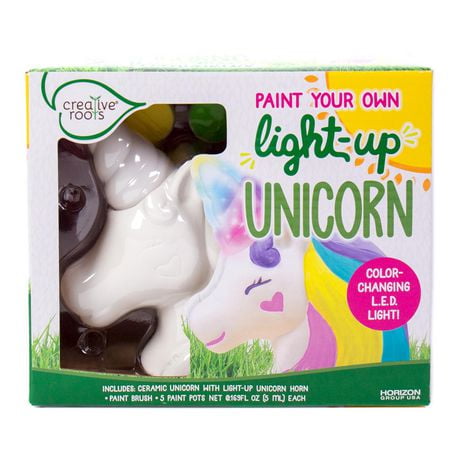 Creative Roots Paint Your Own Light Up Unicorn Walmart Canada   6000201550083 