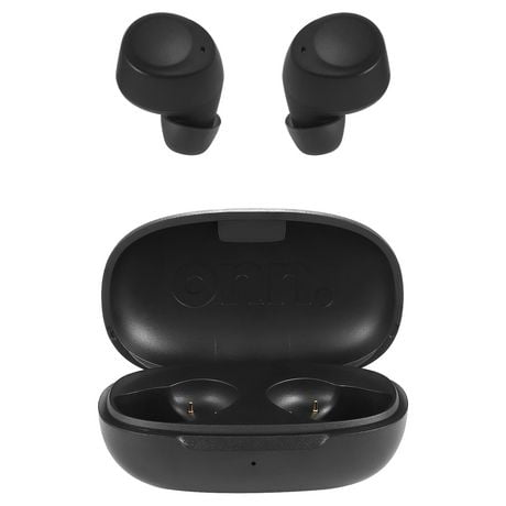 onn. Wireless In-Ear Earphones with Charging Case, Up to 20 Hours Playtime