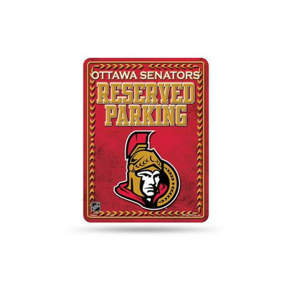 Panneau de stationnement des Senateurs d'Ottawa de la LNH