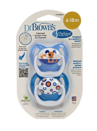 Dr. Brown's Prevent Unique Pacifier- Stage2- 2 pk | Walmart Canada