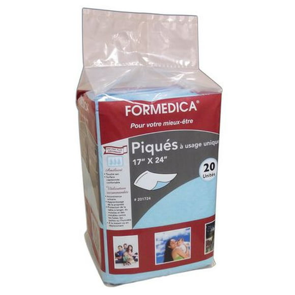 Formedica Disposable Underpads 17 X 24", 20 Pads, Underpads
