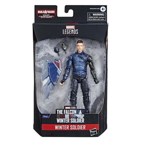 Hasbro Marvel Legends Series Avengers 6-inch Action Figure Toy Winter Soldier, Premium Design And 2 Accessories, For Kids Age 4 and Up