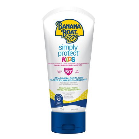 Banana Boat® Simply Protect™ Kids Mineral Sunscreen Lotion SPF 50+, 150mL